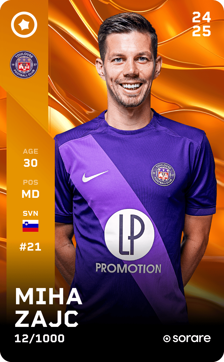 Miha Zajc 2024-25 • Limited 12/1000