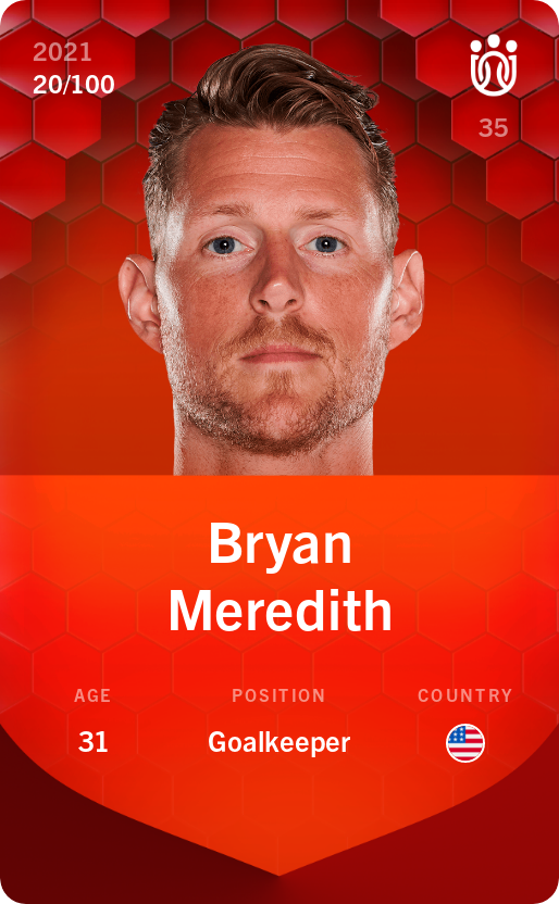 Sorare - Sorare Official - Bryan Meredith 2021-22 • Rare 20/100 - NFT # 26927734046149459420363100083484730590363595799245007684915956251458041113868