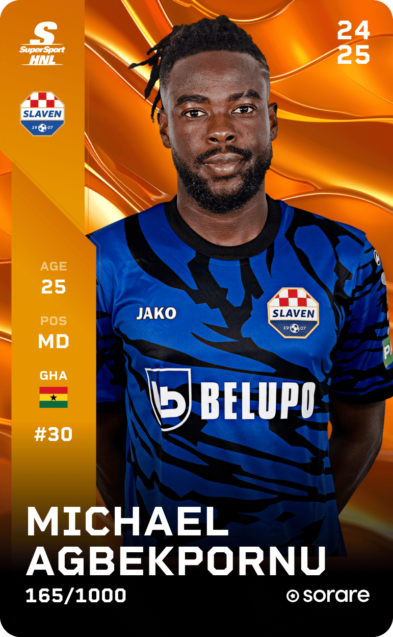 Michael Agbekpornu 2024-25 • Limited 165/1000
