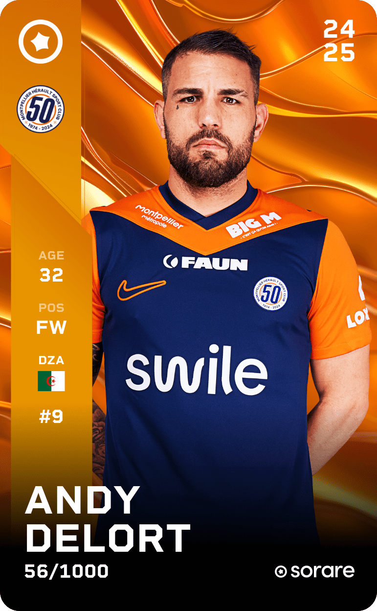 Andy Delort 2024-25 • Limited 56/1000