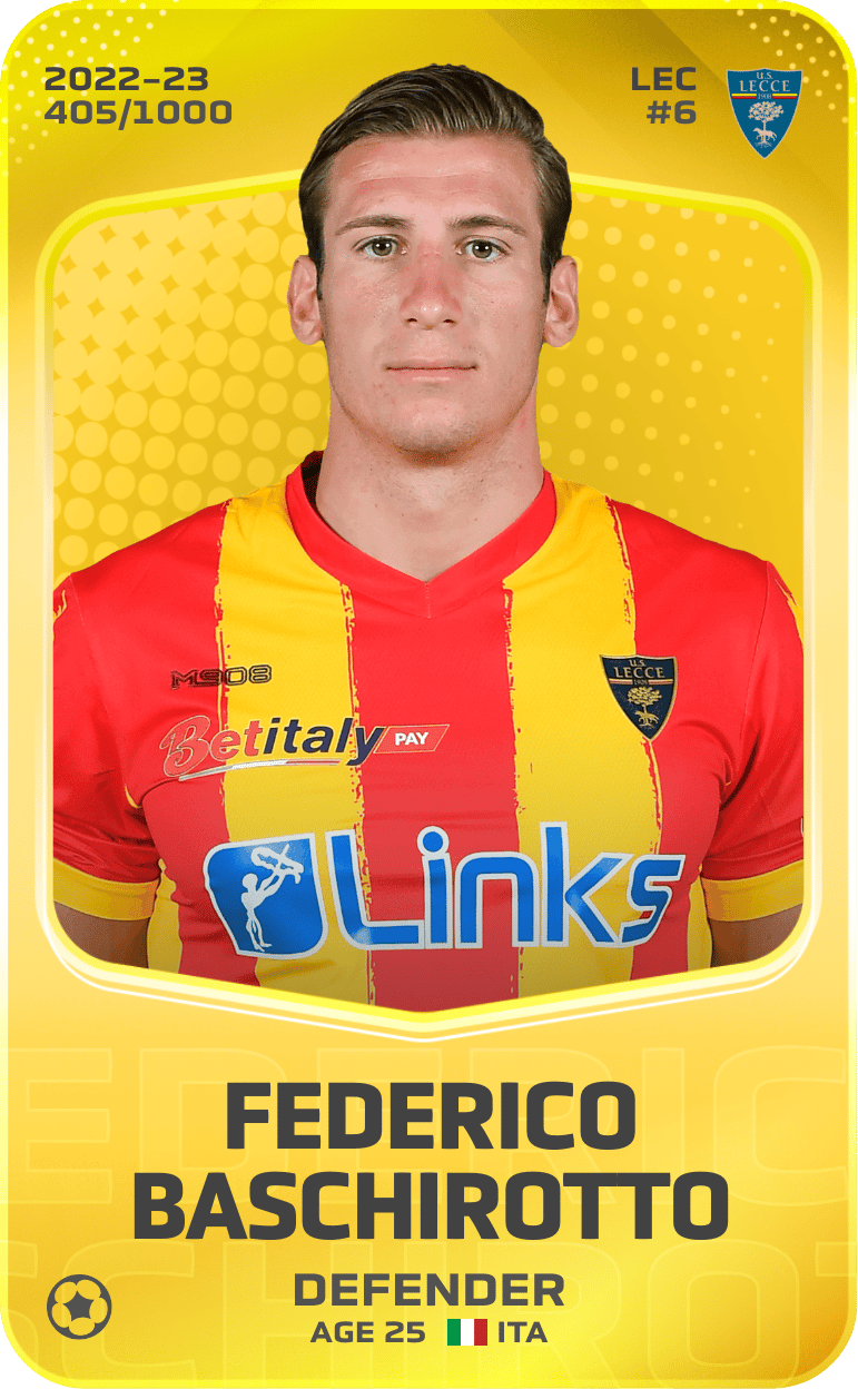 Federico Baschirotto 2022-23 • Limited 405/1000
