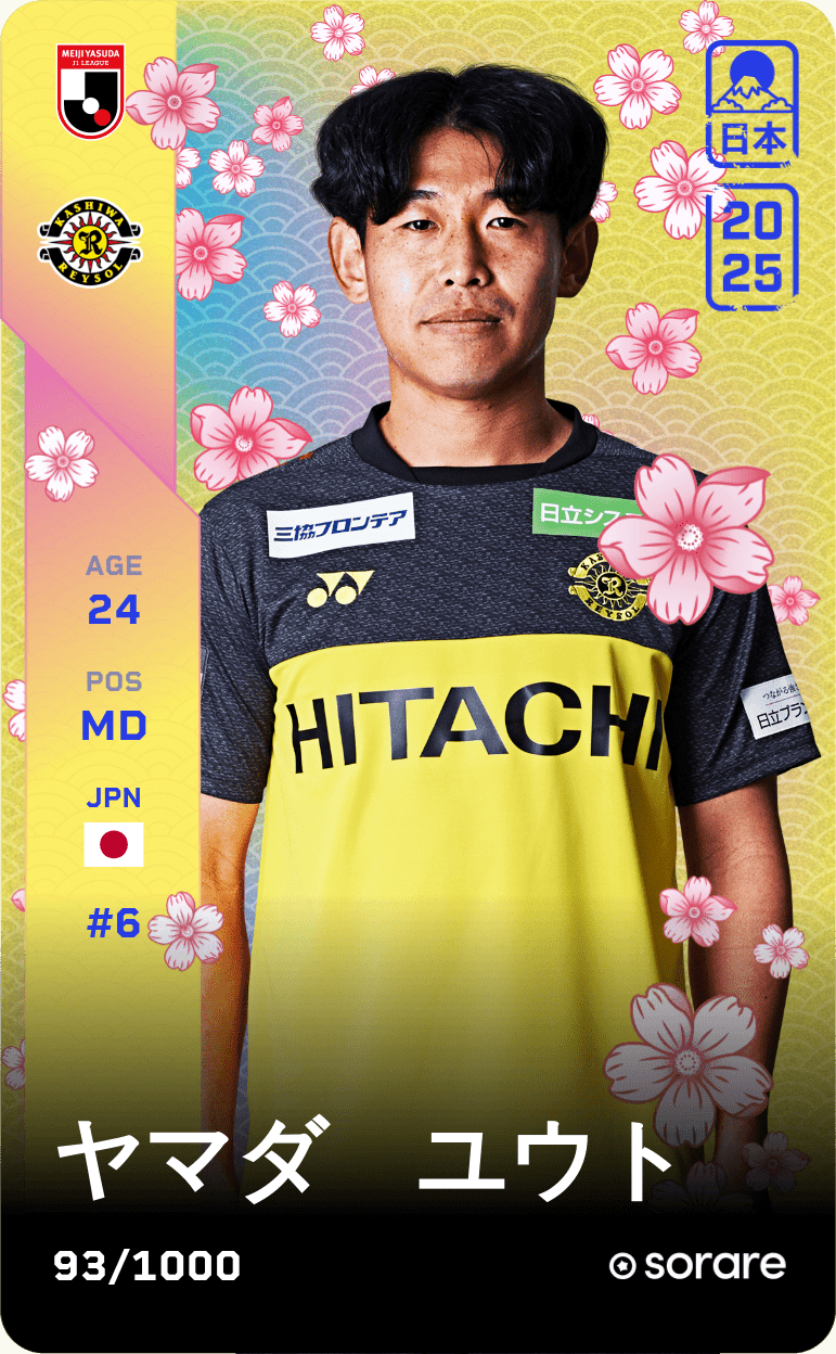 Yuto Yamada 2025-26 • Limited 93/1000