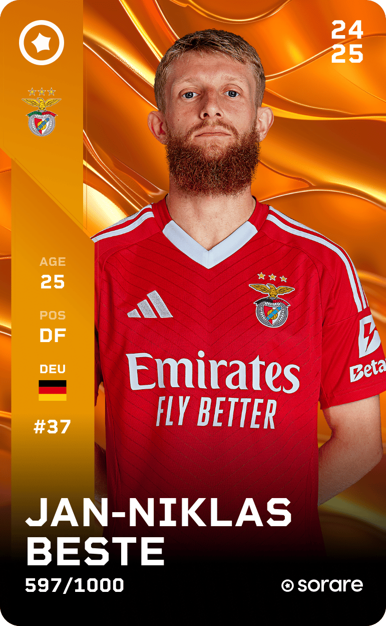 Jan-Niklas Beste 2024-25 • Limited 597/1000