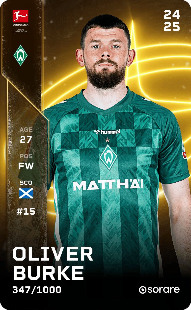 Oliver Burke 2024-25 • Limited 347/1000