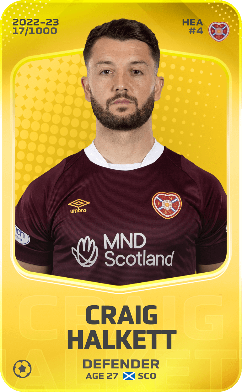 Craig Halkett 2022-23 • Limited 17/1000