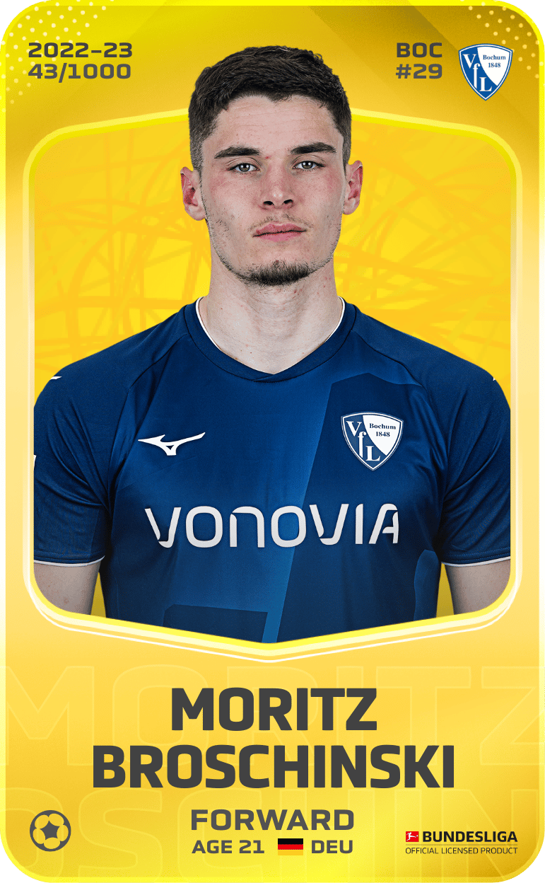 Moritz Broschinski 2022-23 • Limited 43/1000