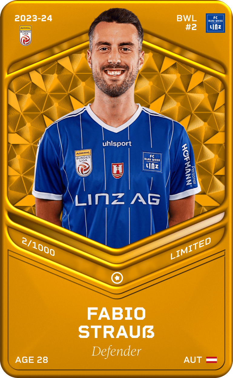 Fabio Strauß 2023-24 • Limited 2/1000