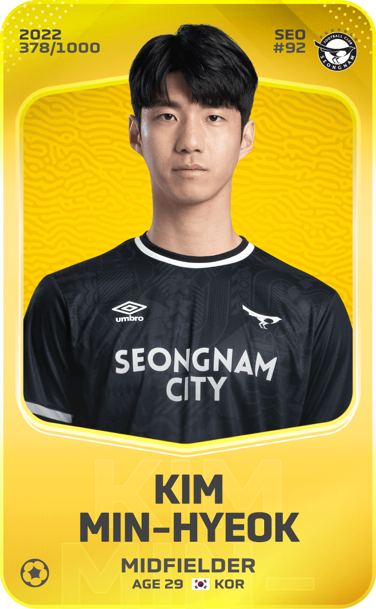 Kim Min-Hyeok 2022-23 • Limited 378/1000