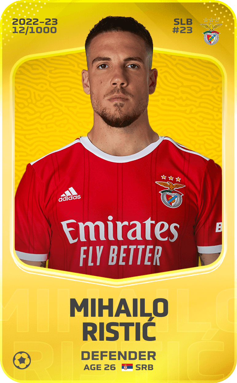 Mihailo Ristić 2022-23 • Limited 12/1000