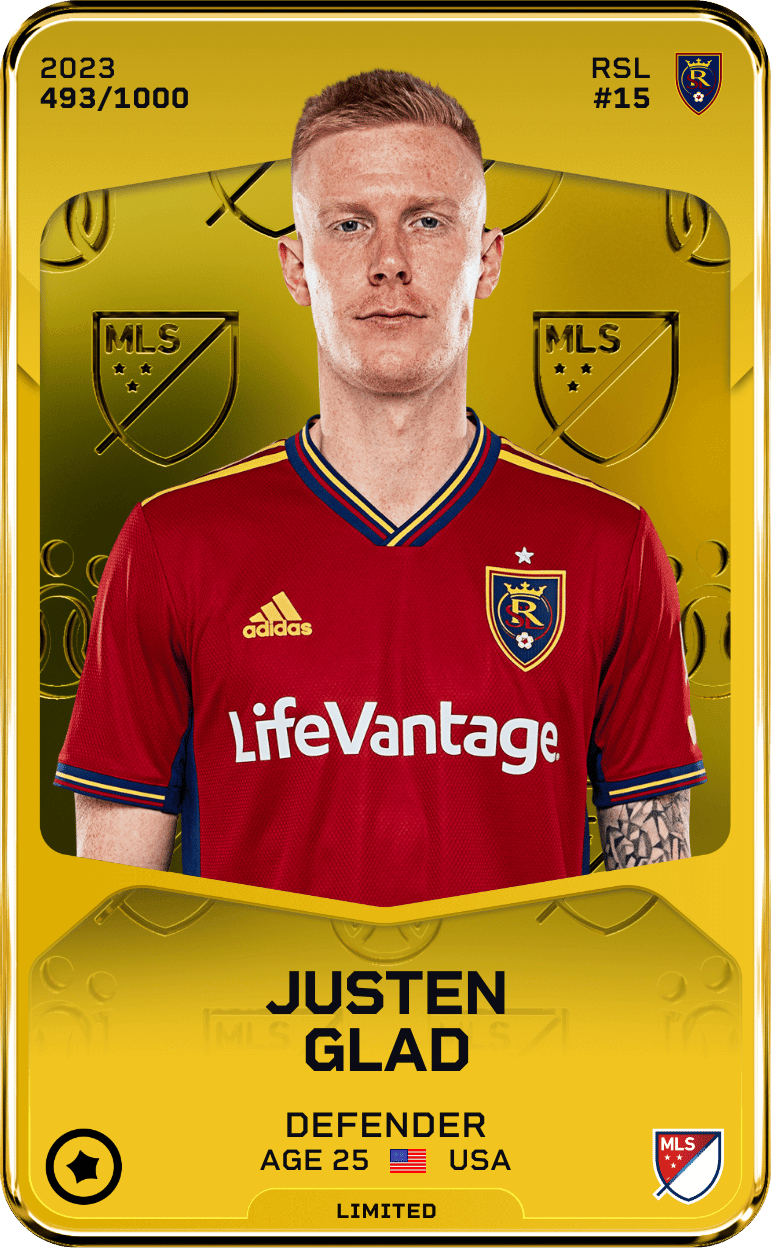Justen Glad 2023-24 • Limited 493/1000