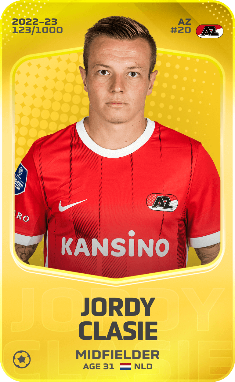 Jordy Clasie 2022-23 • Limited 123/1000