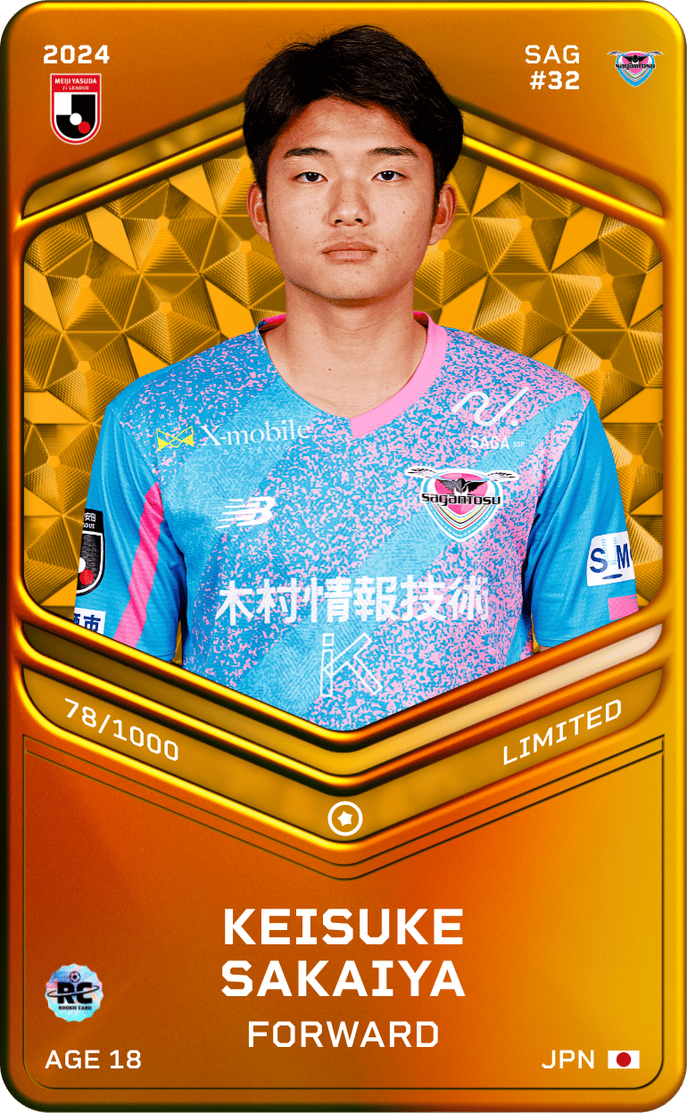 Keisuke Sakaiya 2024-25 • Limited 78/1000