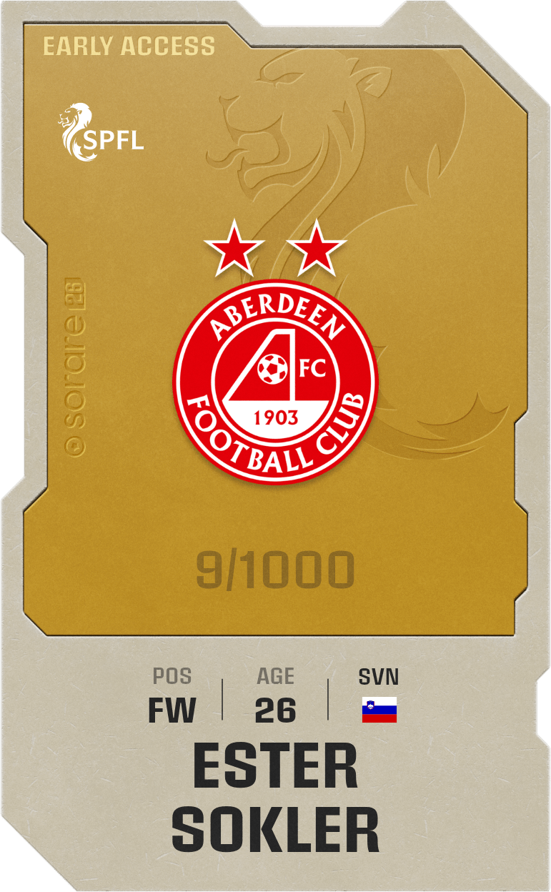 Ester Sokler 2025-26 • Limited 9/1000