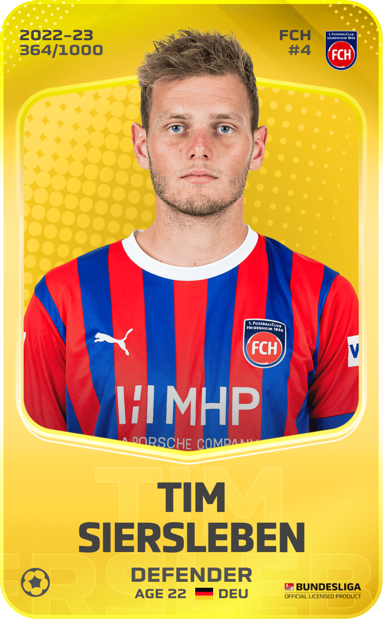 Tim Siersleben 2022-23 • Limited 364/1000
