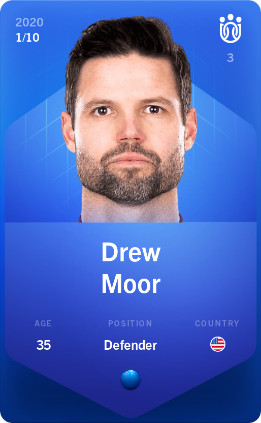 Sorare - Sorare Official - Drew Moor 2020-21 • Super Rare 1/10 - NFT # 56136011140581066794161751996900415573170569868510740841472277529209073273834