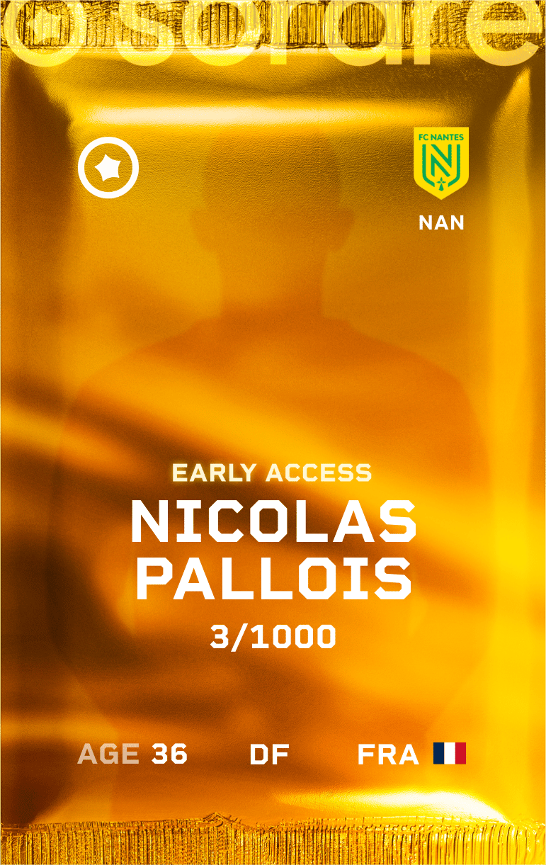 Nicolas Pallois 2024-25 • Limited 3/1000