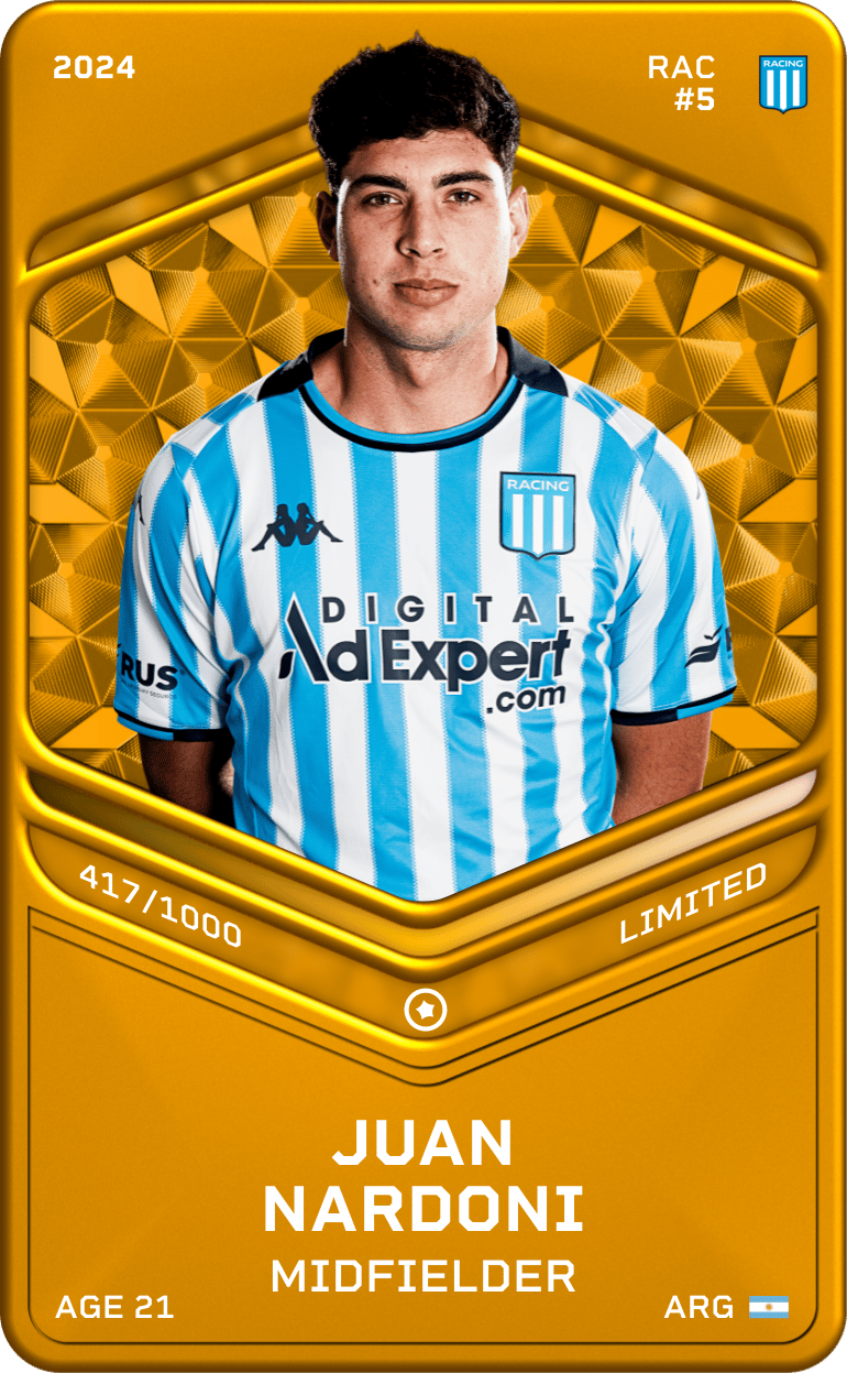 Juan Nardoni 2024-25 • Limited 417/1000