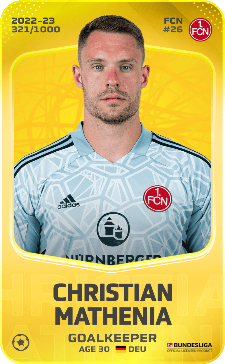Christian Mathenia 2022-23 • Limited 321/1000