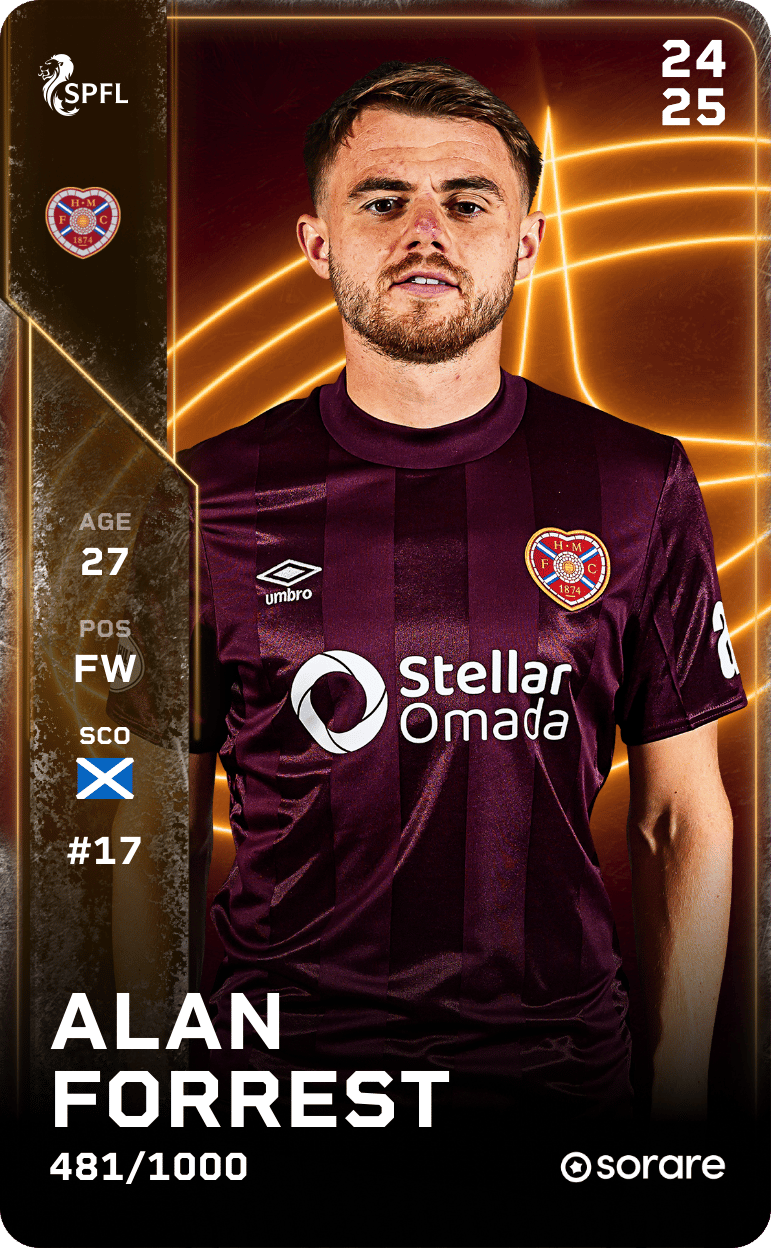 Alan Forrest 2024-25 • Limited 481/1000