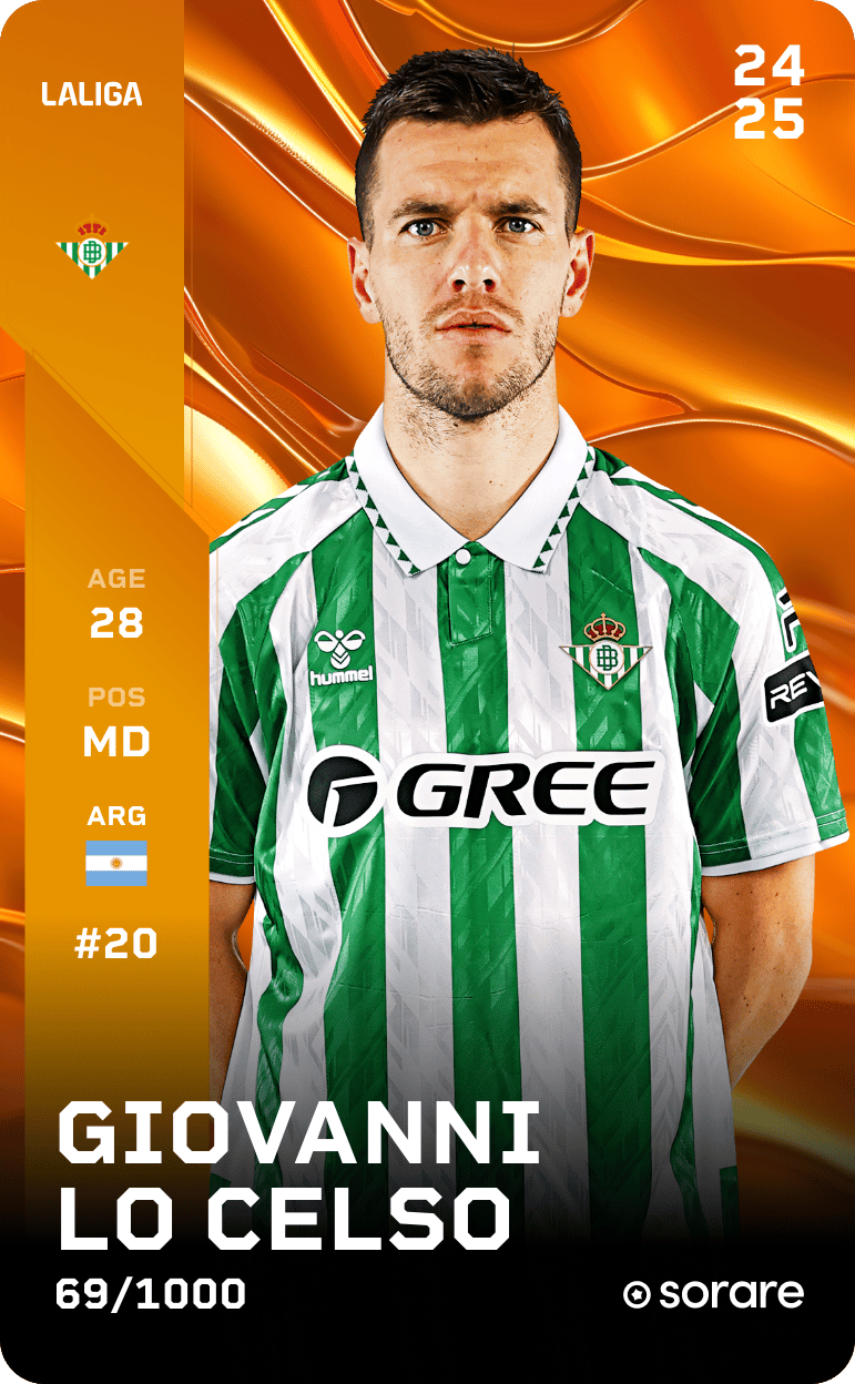 Giovani Lo Celso 2024-25 • Limited 69/1000