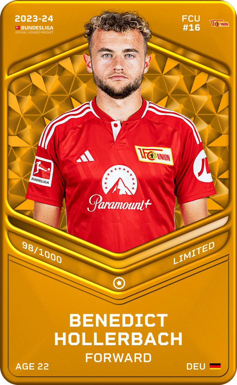 Benedict Hollerbach 2023-24 • Limited 98/1000