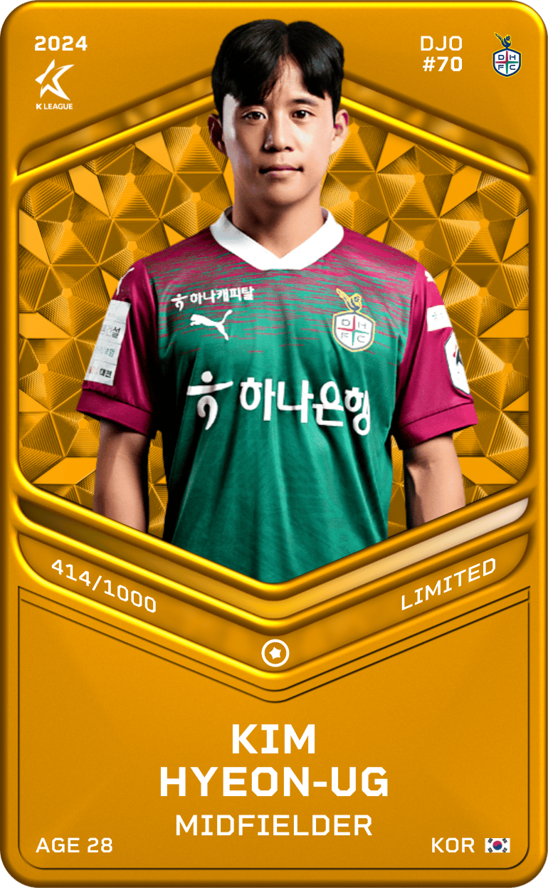 Kim Hyeon-Ug 2024-25 • Limited 414/1000