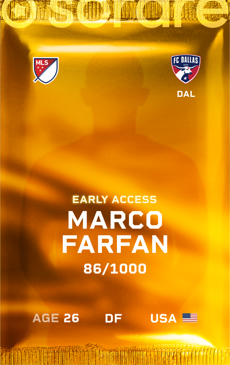 Marco Farfan 2025-26 • Limited 86/1000