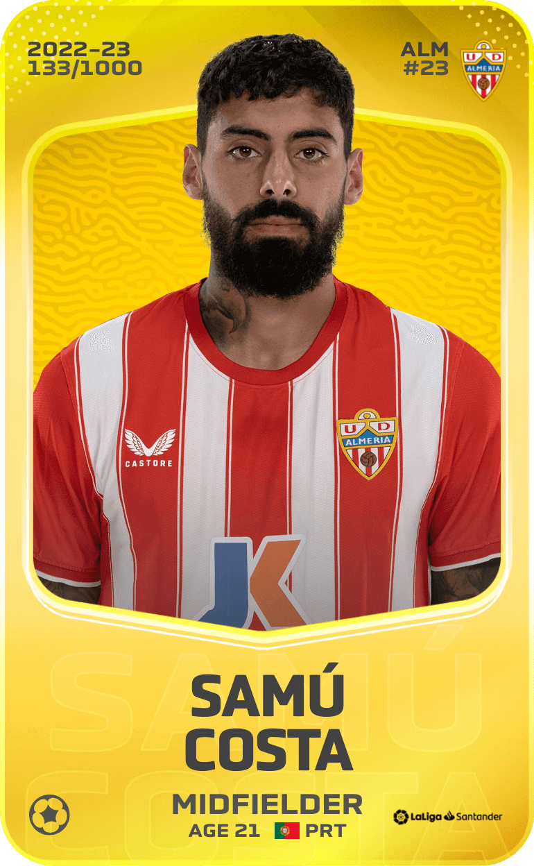 Samú Costa 2022-23 • Limited 133/1000