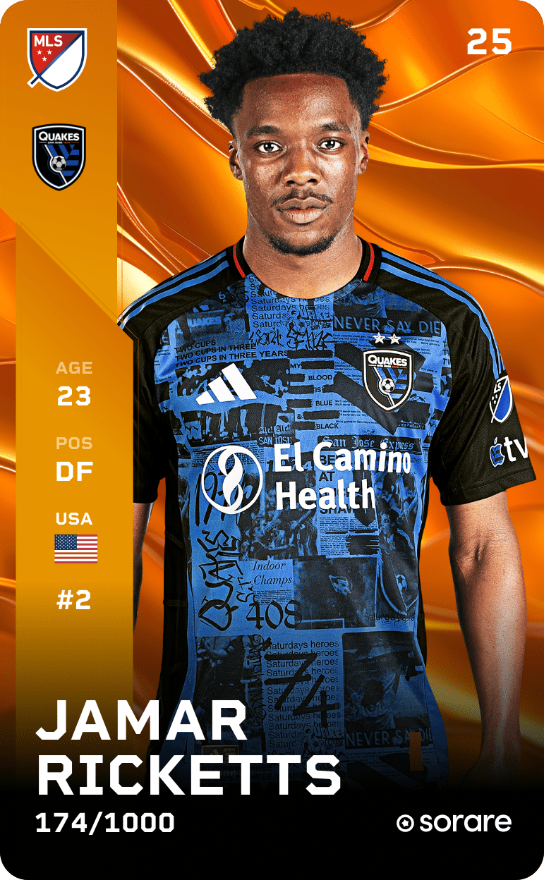 Jamar Ricketts 2025-26 • Limited 174/1000