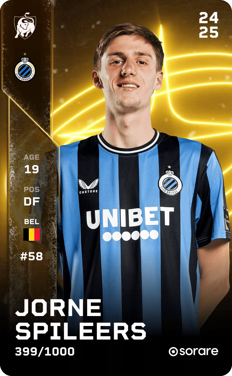 Jorne Spileers 2024-25 • Limited 399/1000