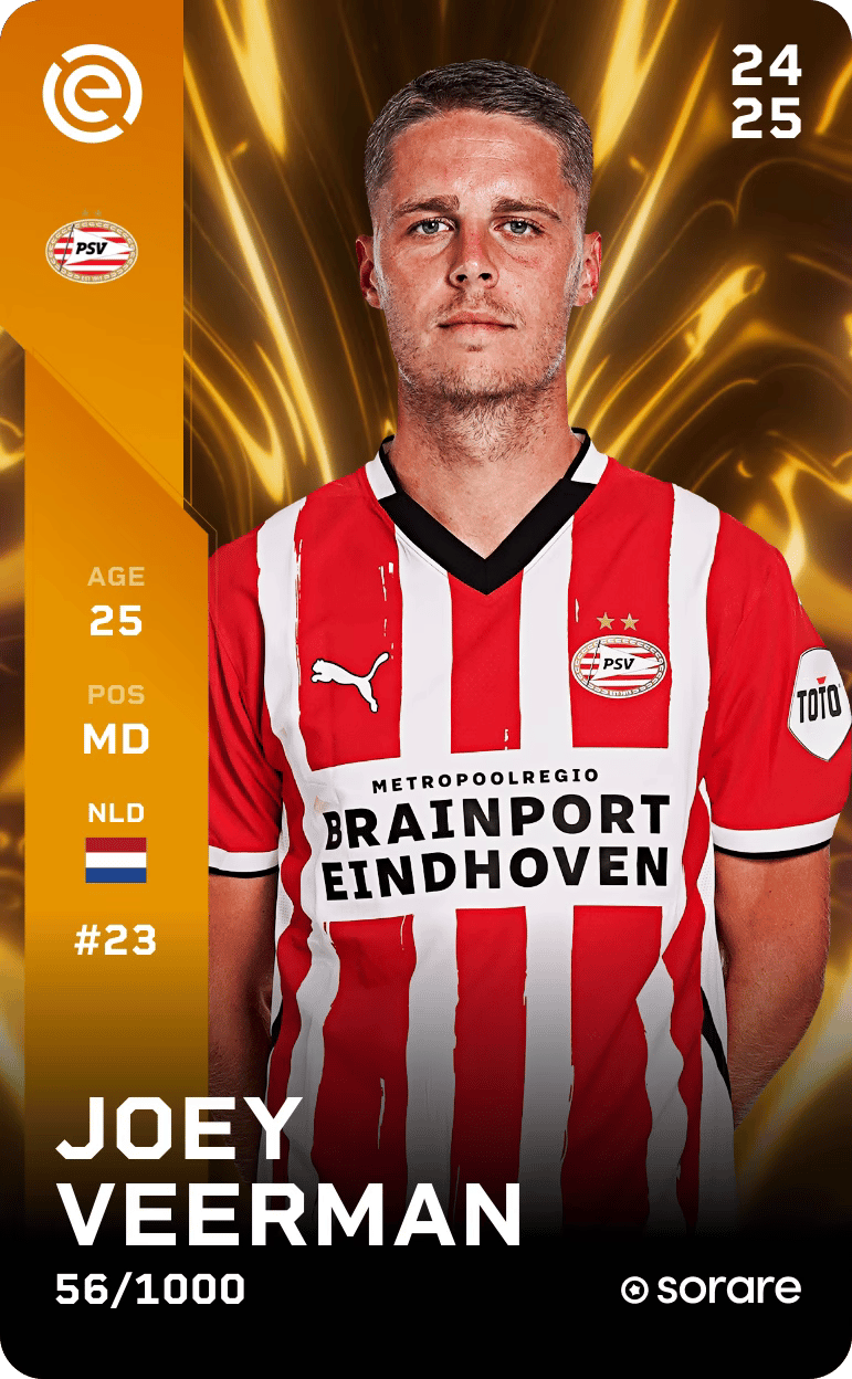Joey Veerman 2024-25 • Limited 56/1000