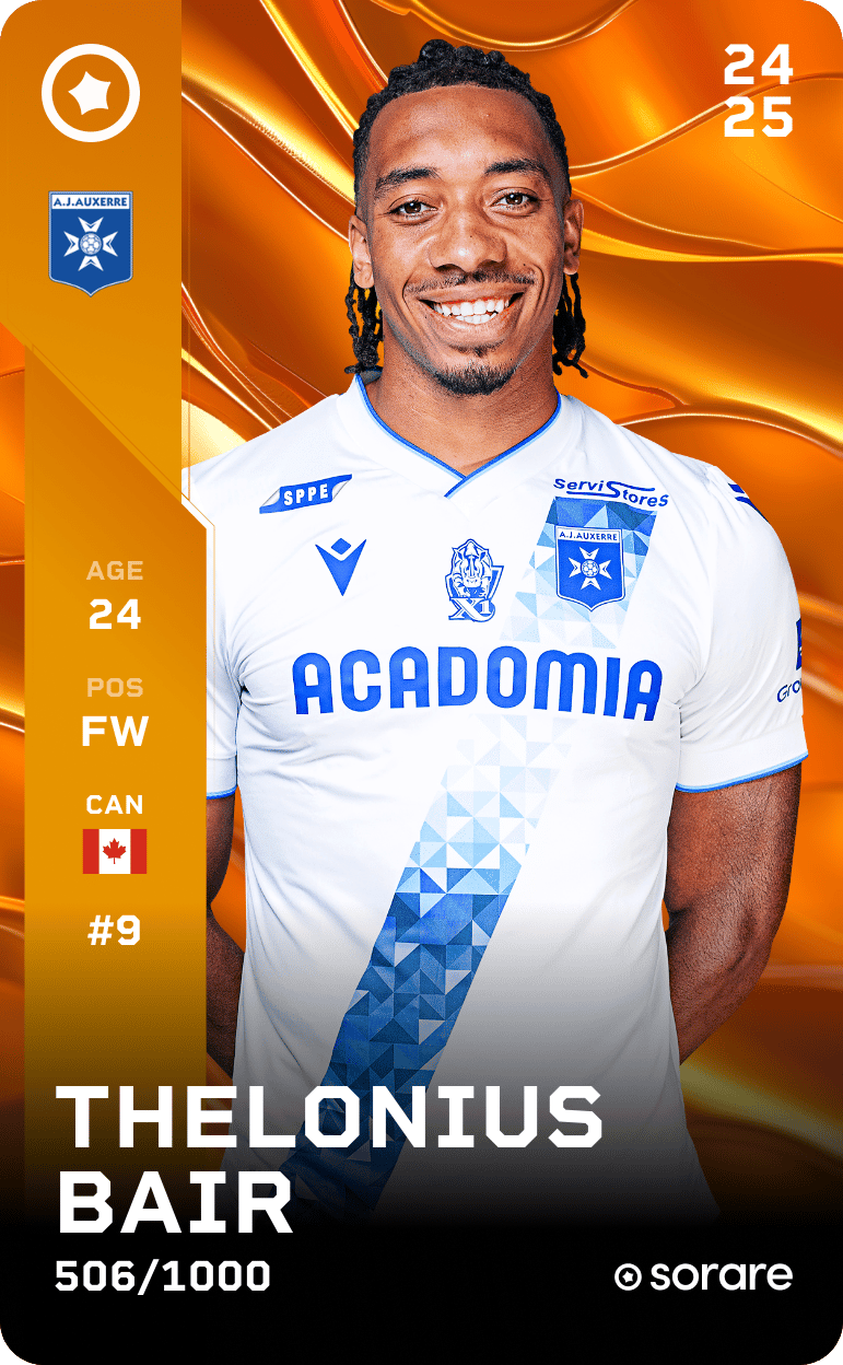 Thelonius Bair 2024-25 • Limited 506/1000