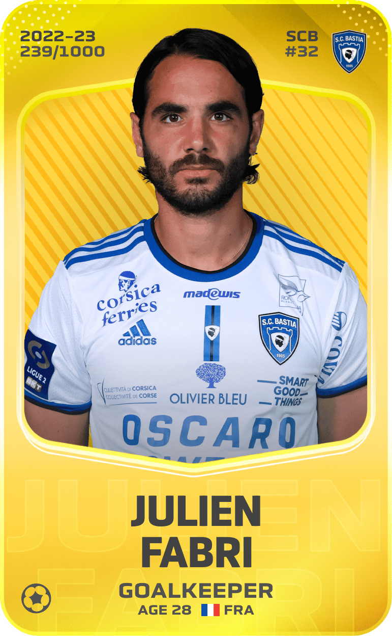 Julien Fabri 2022-23 • Limited 239/1000