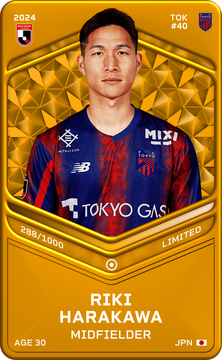Riki Harakawa 2024-25 • Limited 288/1000