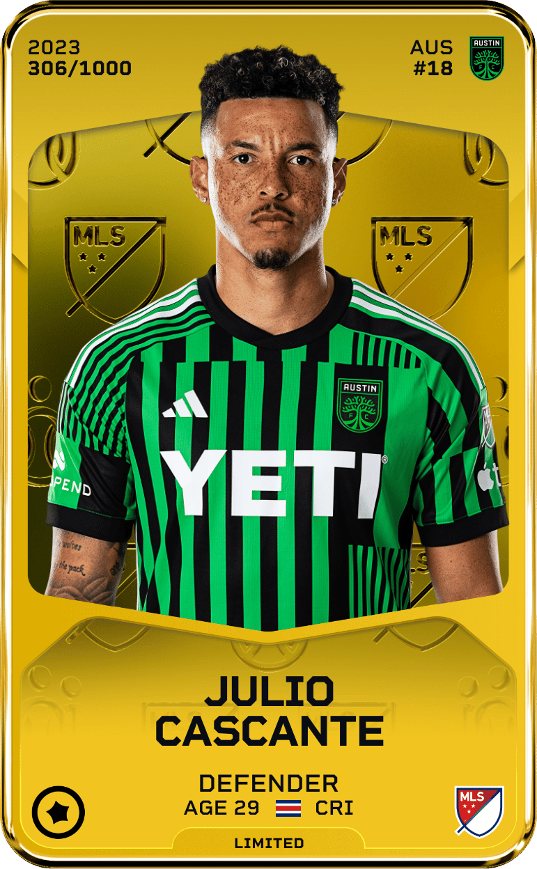 Julio Cascante 2023-24 • Limited 306/1000