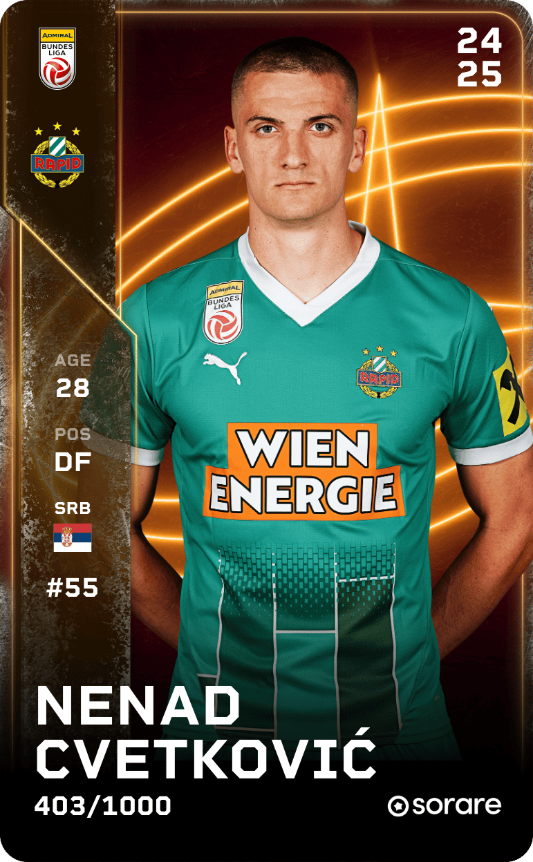 Nenad Cvetković 2024-25 • Limited 403/1000