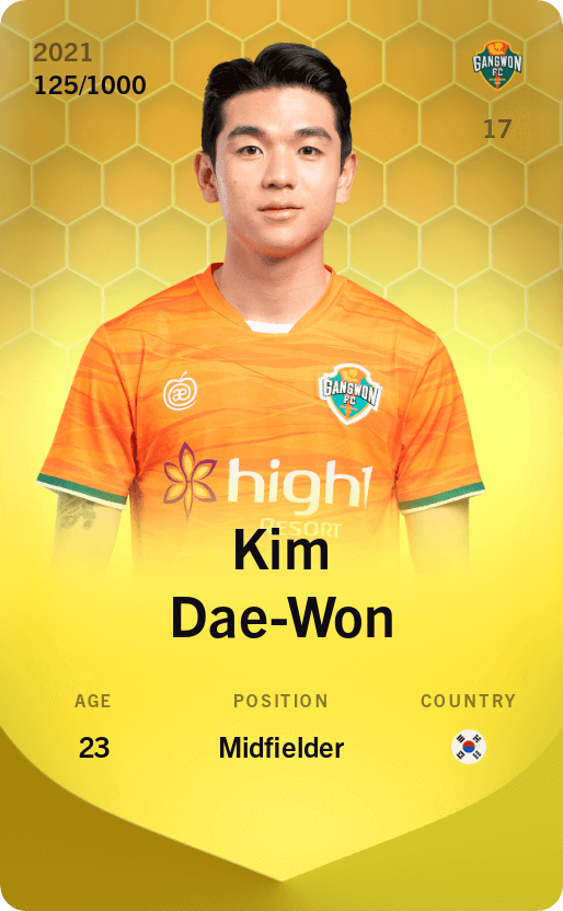 Kim Dae-Won 2021-22 • Limited 125/1000