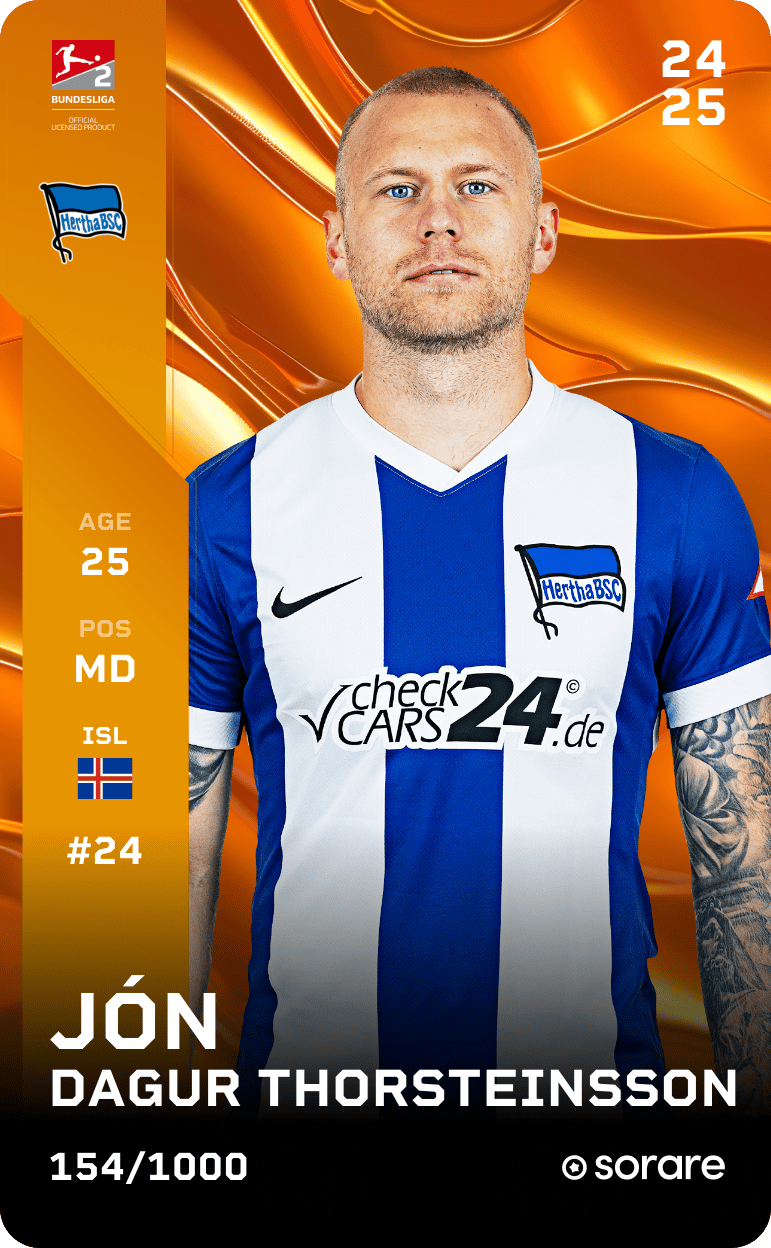 Jón Dagur Thorsteinsson 2024-25 • Limited 154/1000