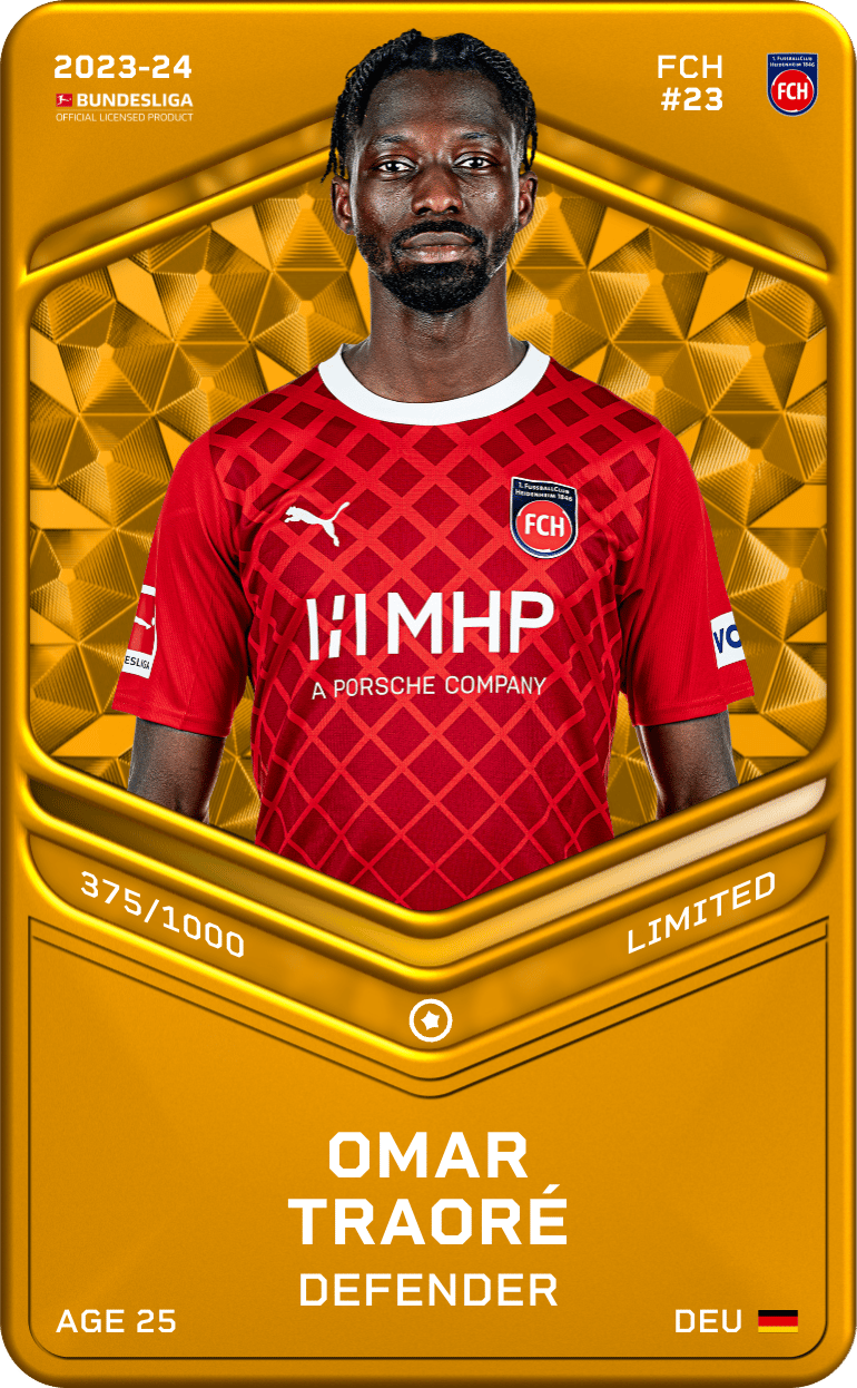 Omar Traoré 2023-24 • Limited 375/1000