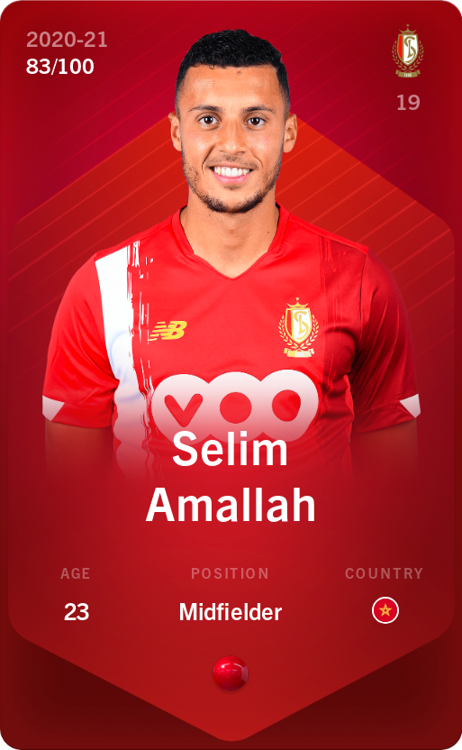 Sorare - Sorare Official - Selim Amallah 2020-21 • Rare 83/100 - NFT # 15517567022236860399752257689417000880685020212161691802469108797744137775841