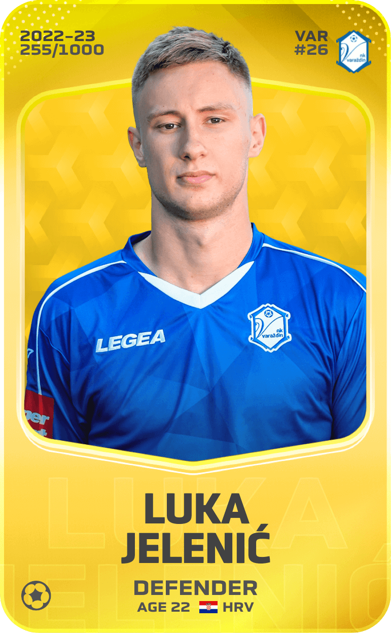 Luka Jelenić 2022-23 • Limited 255/1000