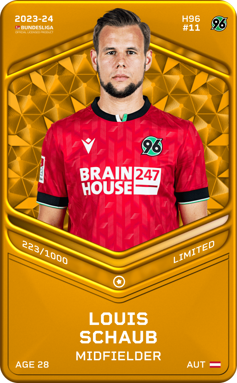 Louis Schaub 2023-24 • Limited 223/1000