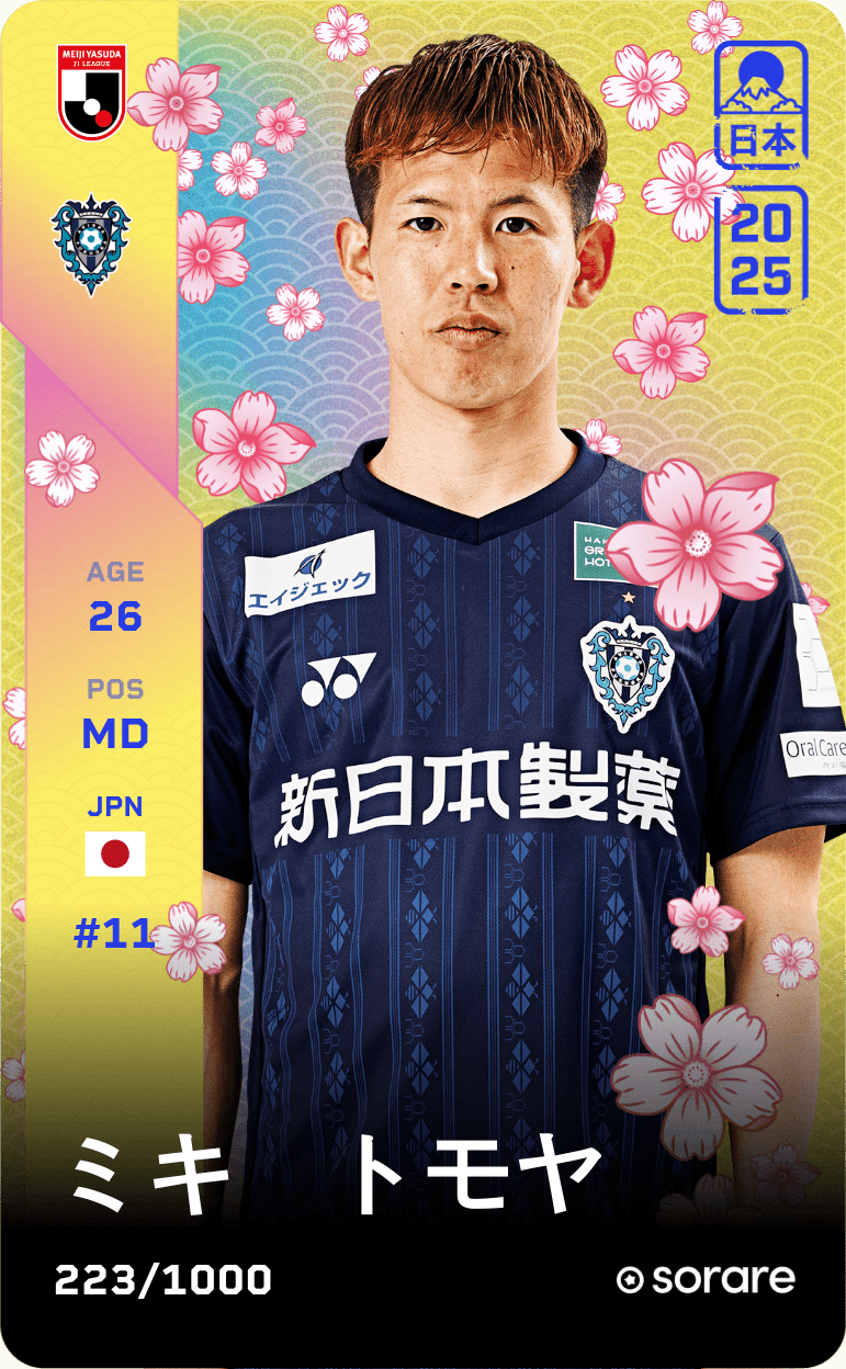Tomoya Miki 2025-26 • Limited 223/1000