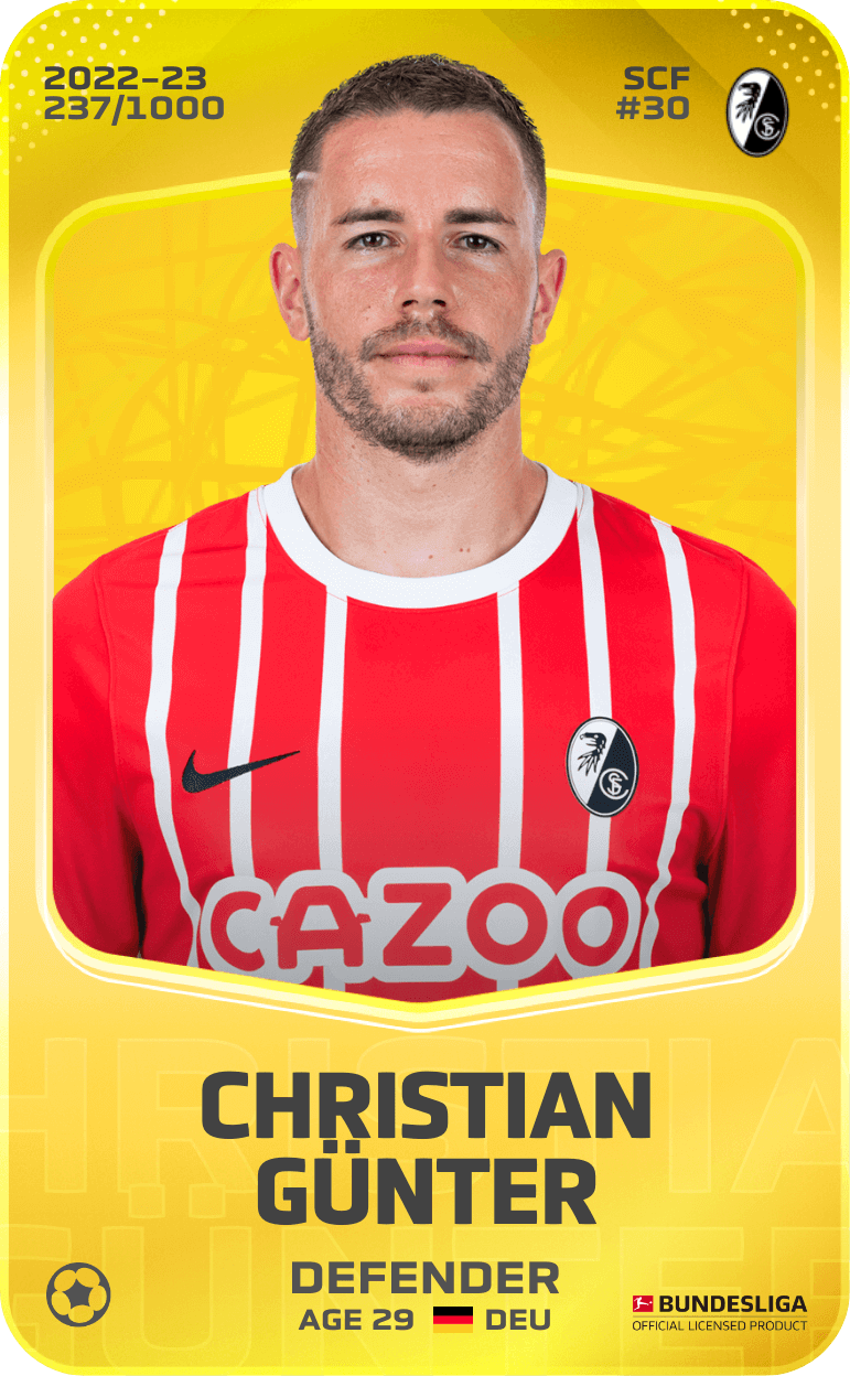 Christian Günter 2022-23 • Limited 237/1000