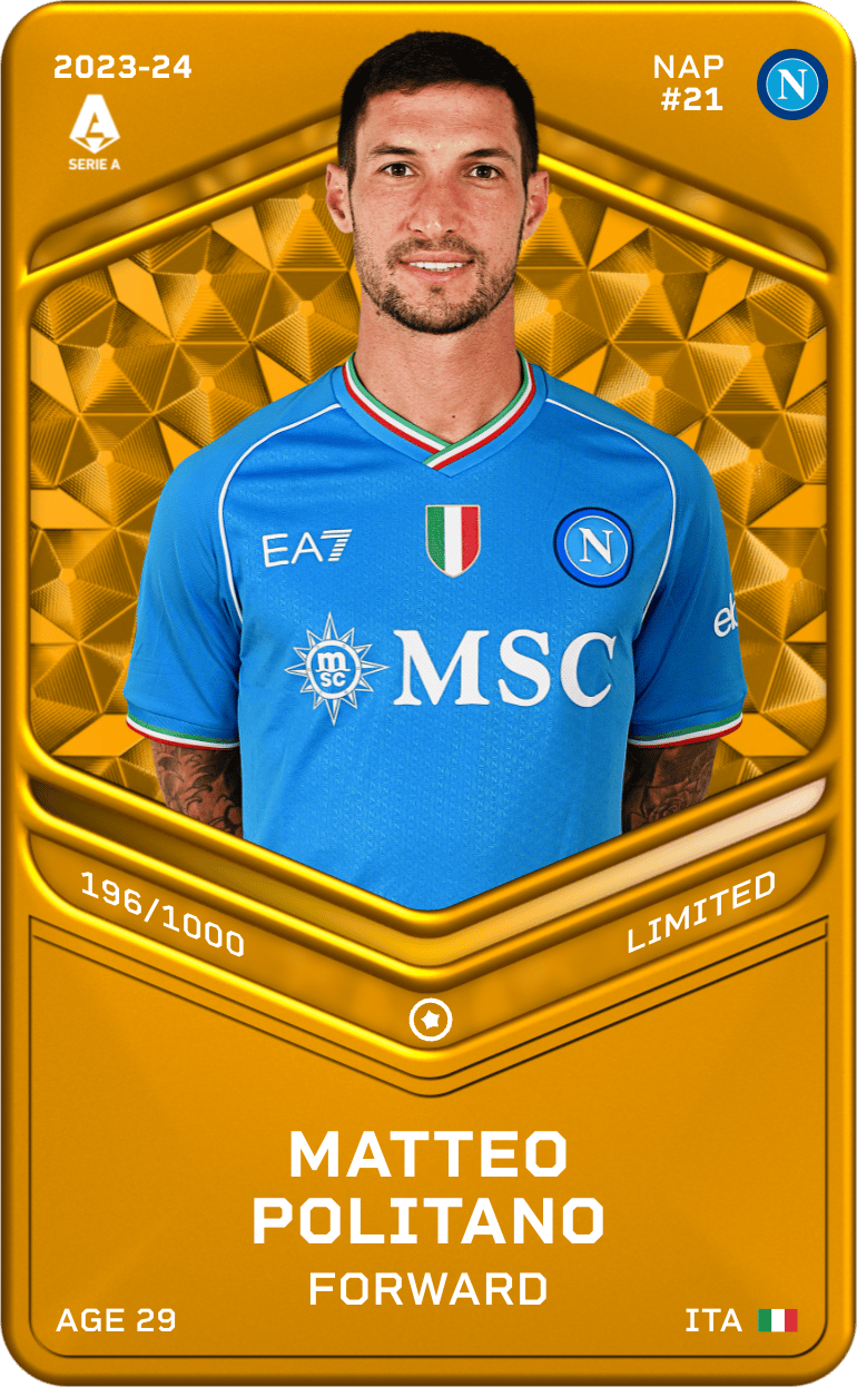 Matteo Politano 2023-24 • Limited 196/1000