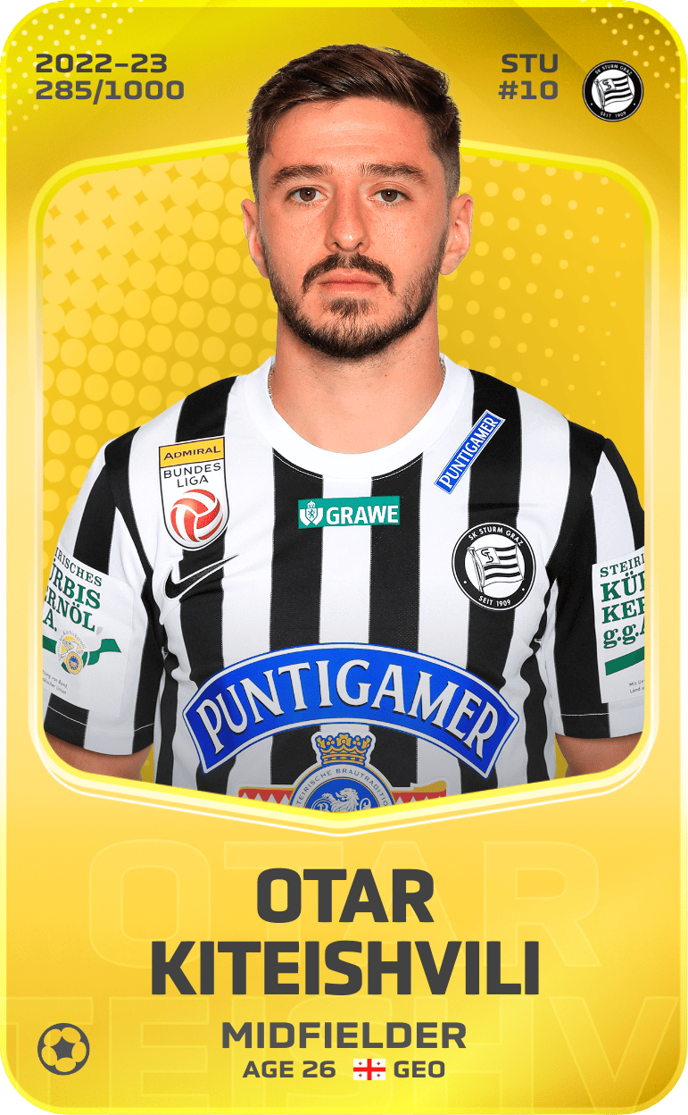 Otar Kiteishvili 2022-23 • Limited 285/1000