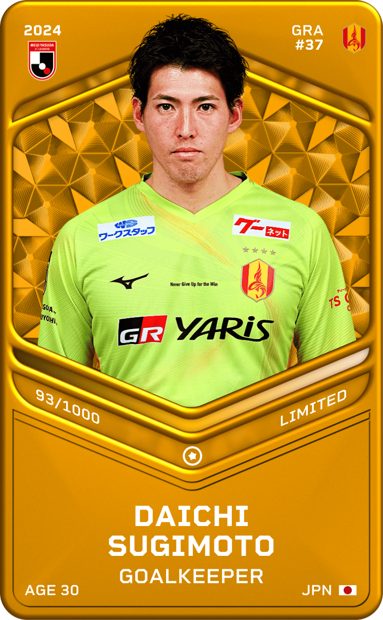 Daichi Sugimoto 2024-25 • Limited 93/1000