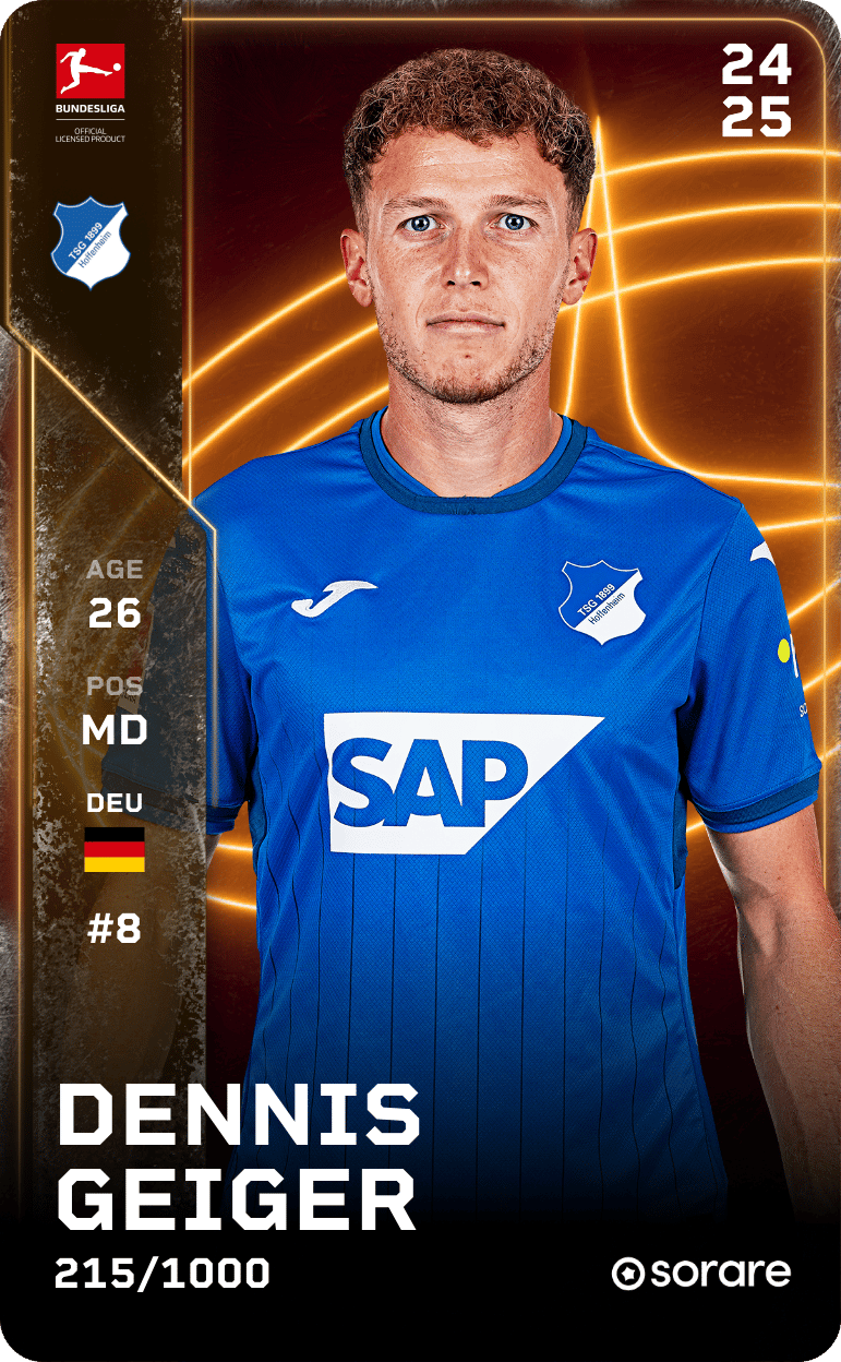 Dennis Geiger 2024-25 • Limited 215/1000