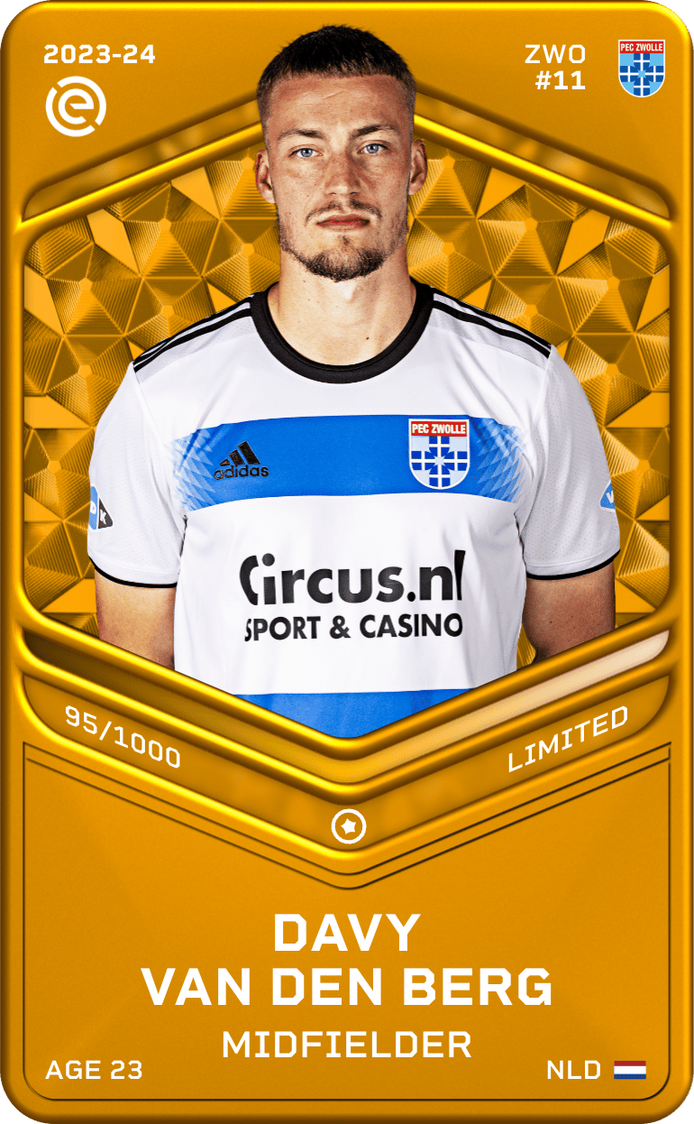 Davy van den Berg 2023-24 • Limited 95/1000