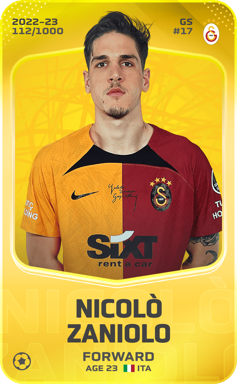 Nicolò Zaniolo 2022-23 • Limited 112/1000